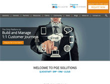 Tablet Screenshot of pge-solutions.com